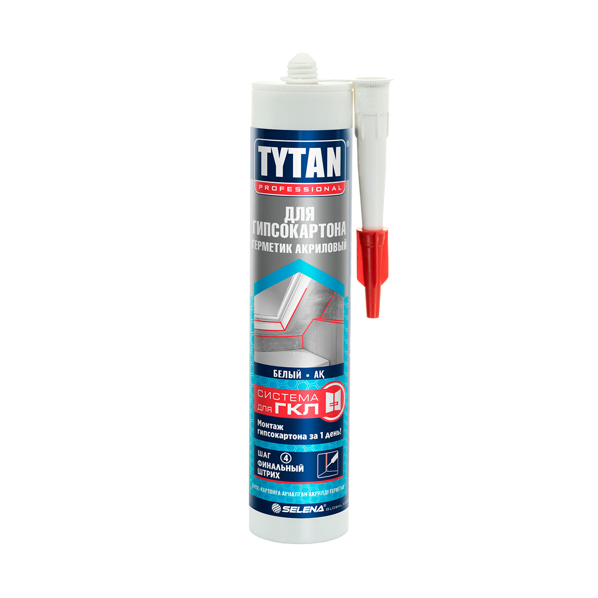 Изображение TYTAN Professional герметик акриловый белый 280 мл