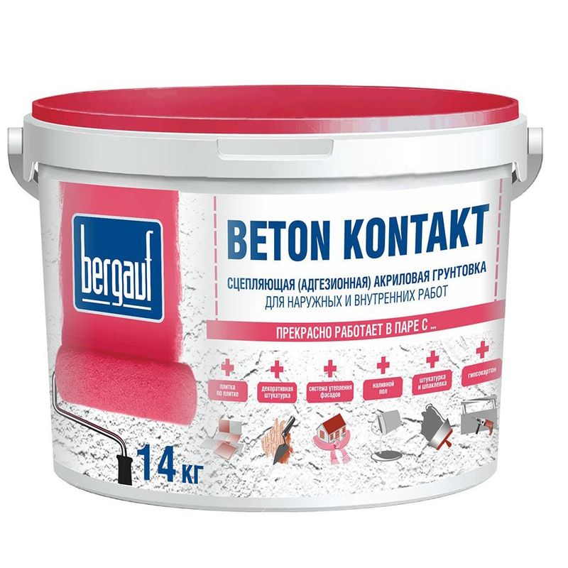 Грунтовка Bergauf Beton Kontakt, 14 кг