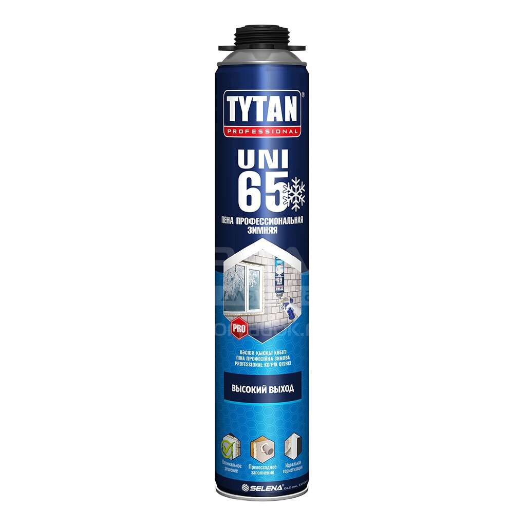 Пена монтажная Tytan 65 UNI профессиональная, 750 мл