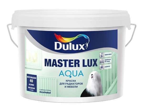Акриловая полуглянцевая эмаль Dulux Master Lux Aqua 2,5л.