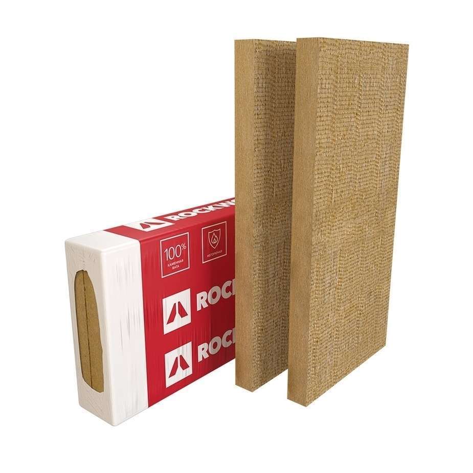 Утеплитель ROCKWOOL Фасад Баттс Оптима 1000х600х50 мм 6 шт в упаковке, 110 кг/м3