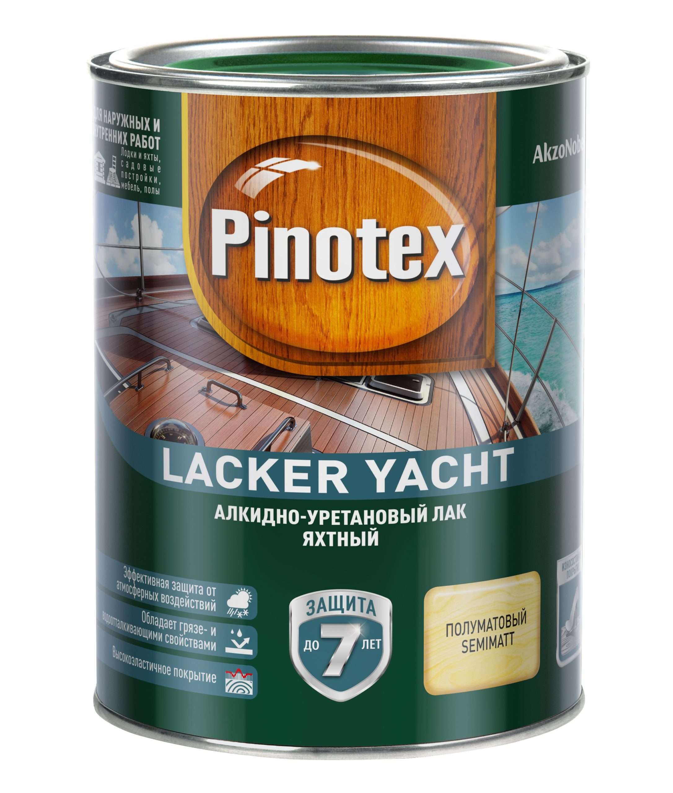 Яхтный алкидный лак Pinotex Lacker Yacht 1л.