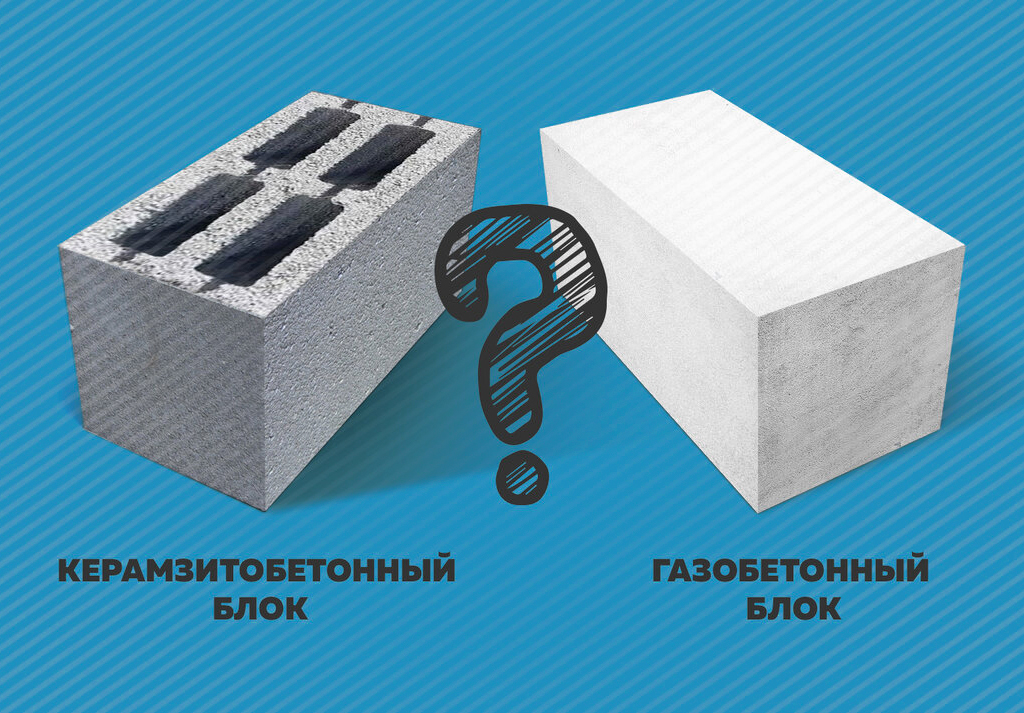 Газобетон или керамзитоблок|||