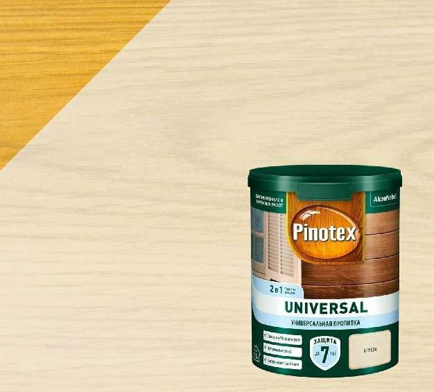 Универсальная лессирующая пропитка Pinotex Universal 0,9л. - миниатюра 3