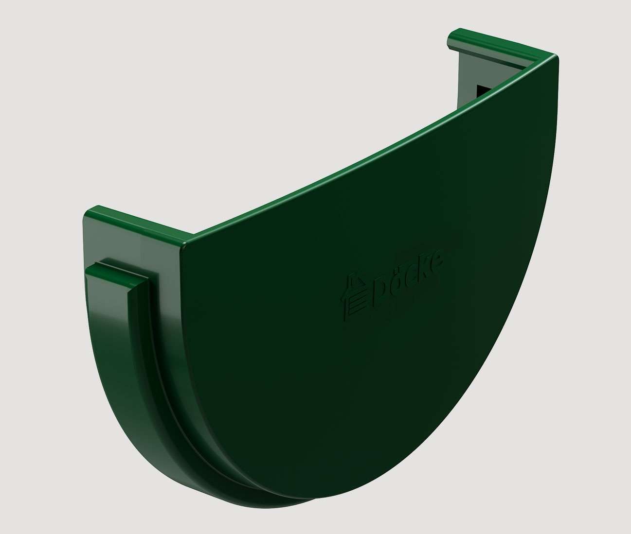 Заглушка желоба DÖCKE STANDARD, зеленый RAL6005