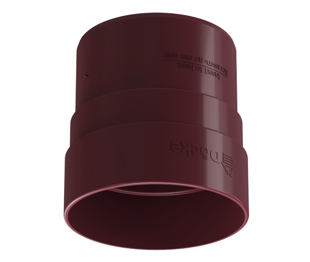 Муфта соединительная DÖCKE STANDARD, красный RAl 3005 - фото 3
