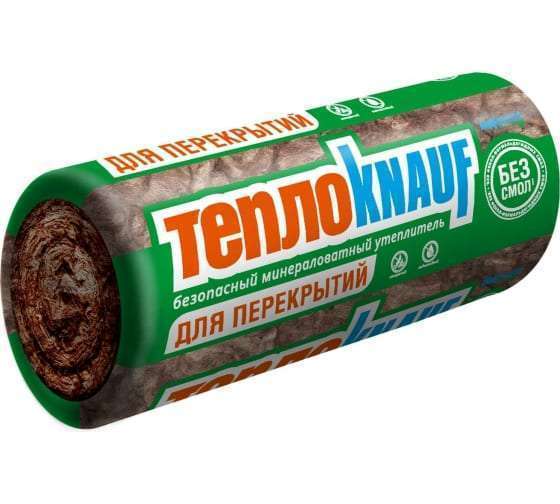 Утеплитель ТеплоКнауф Для ПЕРЕКРЫТИЙ 100x1220x7380 R40MR - миниатюра 2