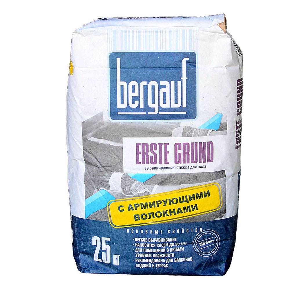 Стяжка пола Bergauf Erste Grund 25 кг