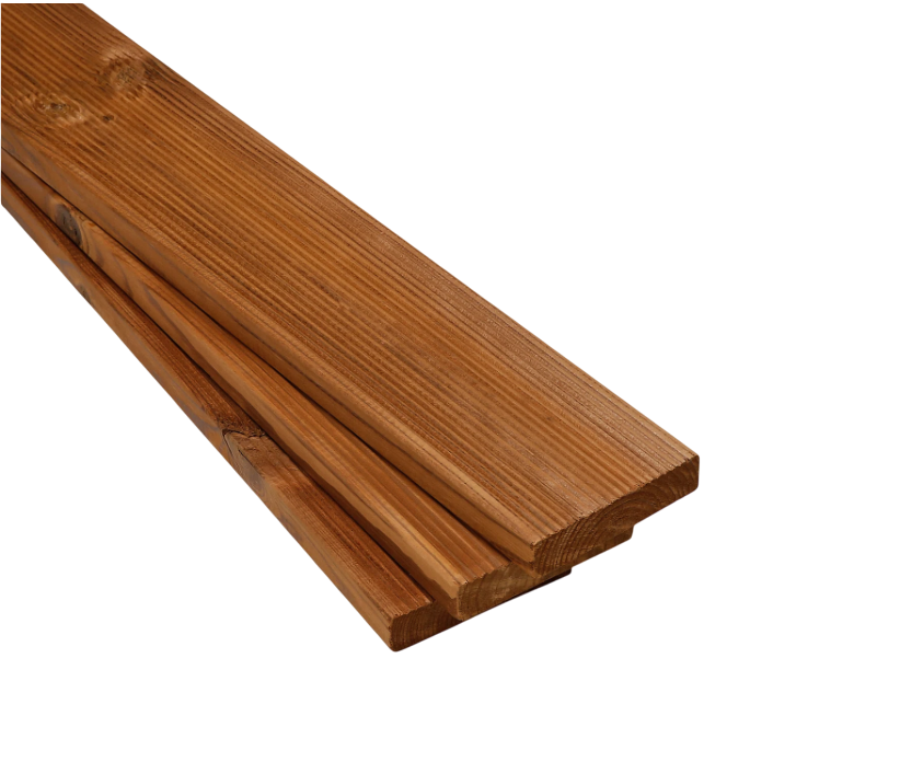 Планка, термомодифицированная для контр-обрешетки горизонталь QUCON WOOD 3000х40х45 без покрытия 1 шт., термодревесина