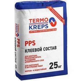 Штукатурно-клеевая смесь для пенополистирола TERMOKREPS PPS, 25 кг