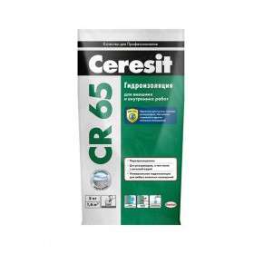 Гидроизоляция для устройства жестких покрытий Ceresit CR65 Waterproof 5 кг, шт
