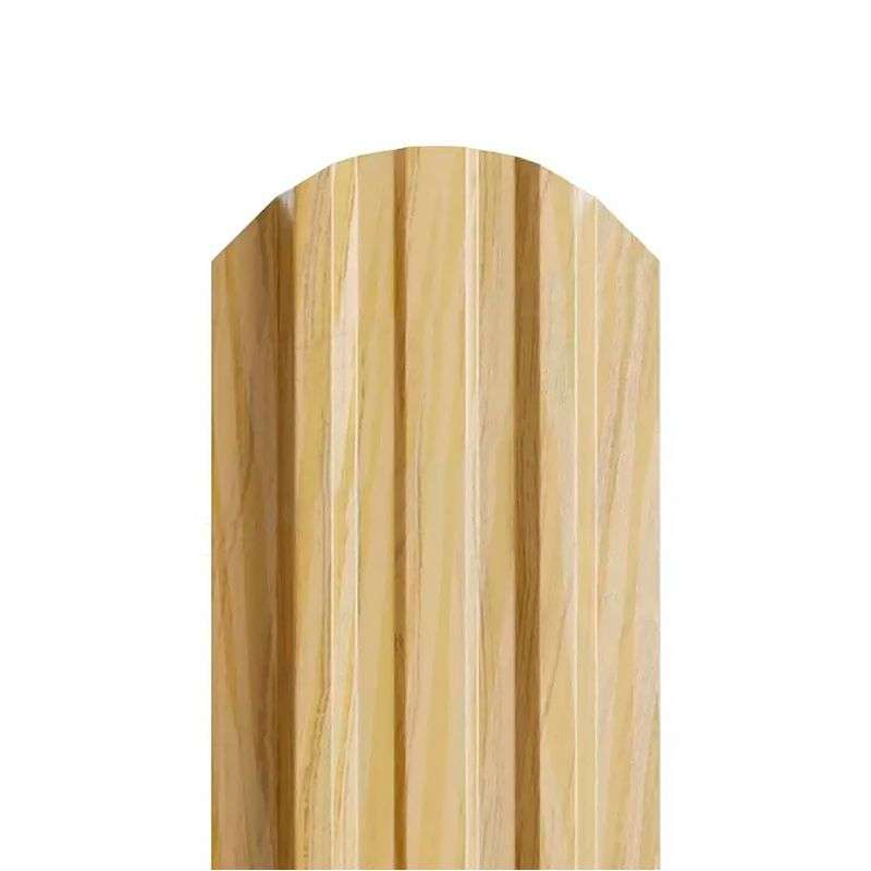 Металлоштакетник МП LАNE-O 16,5х99 ECOSTEEL_T-01-Золотой Дуб 0.5 мм - миниатюра 2