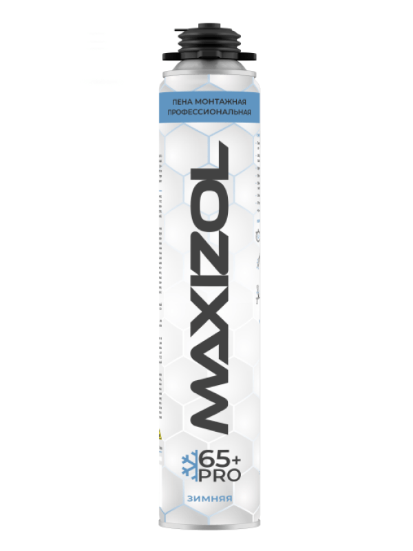 Пена монтажная Maxizol Pro 65+ зимняя