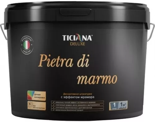 Pietra di marmo – Штукатурка декоративная под мрамор TICIANA DELUXE