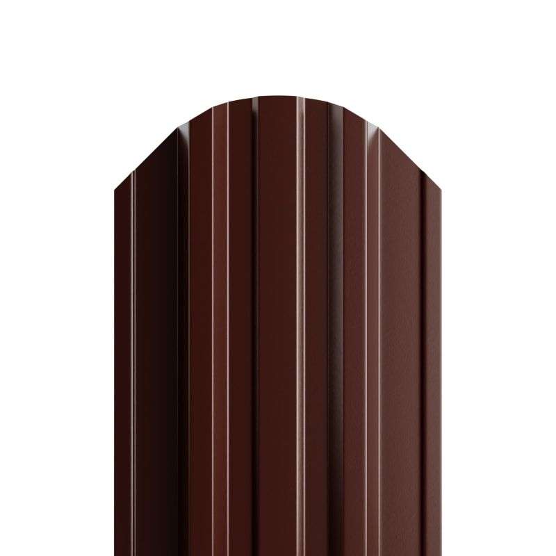 Металлоштакетник ТР-К 110 RAL 8017 коричневый, 2 м