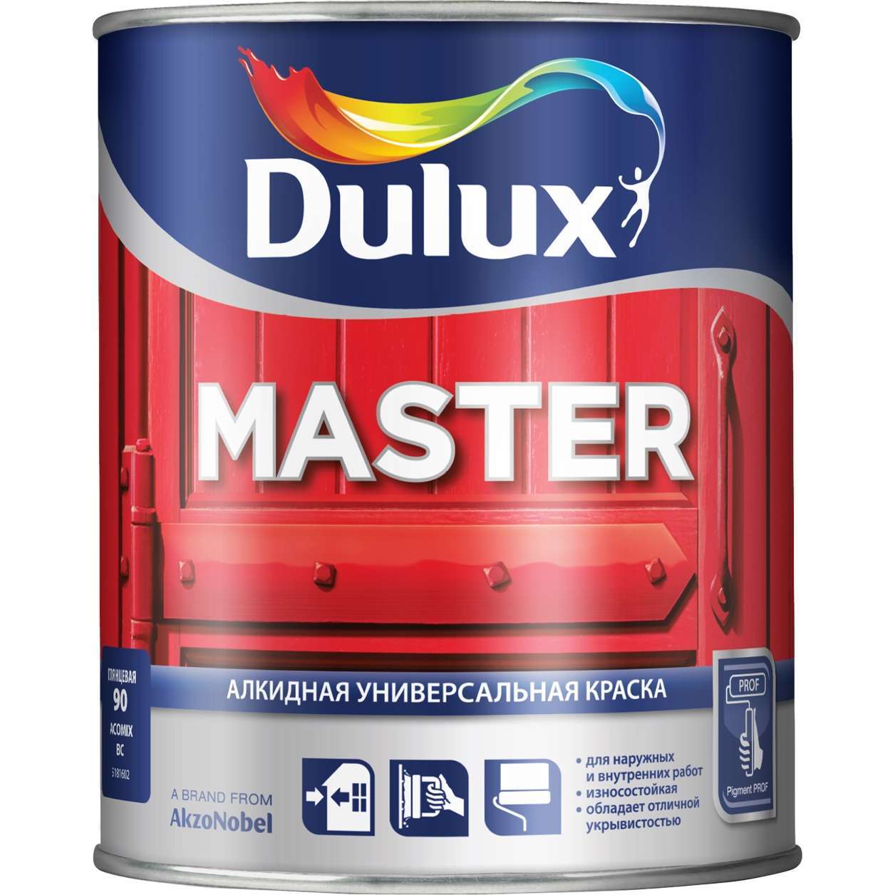 Алкидная полуматовая эмаль Dulux Master 1л.