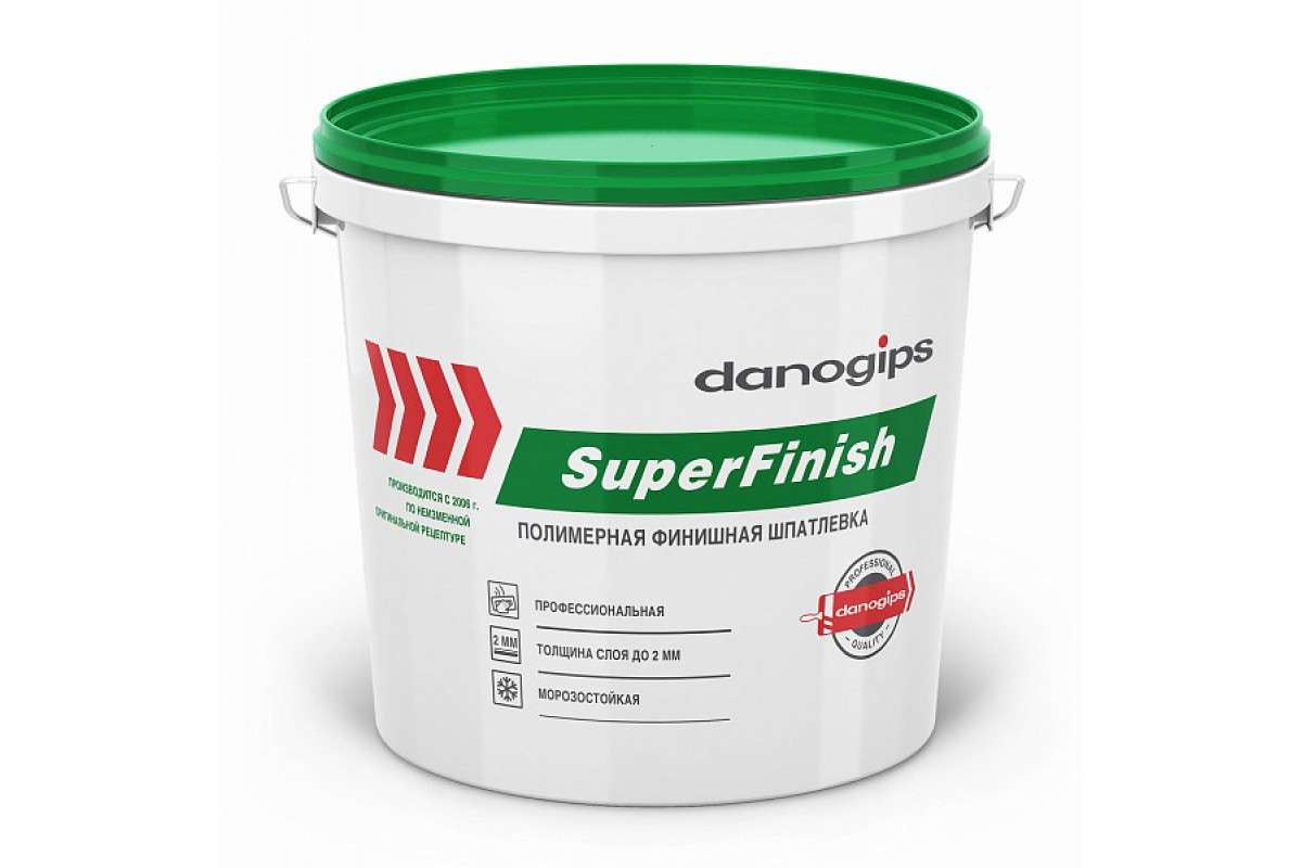 Шпаклевка финишная готовая Danogips Sheetrock SuperFinish, 28 кг