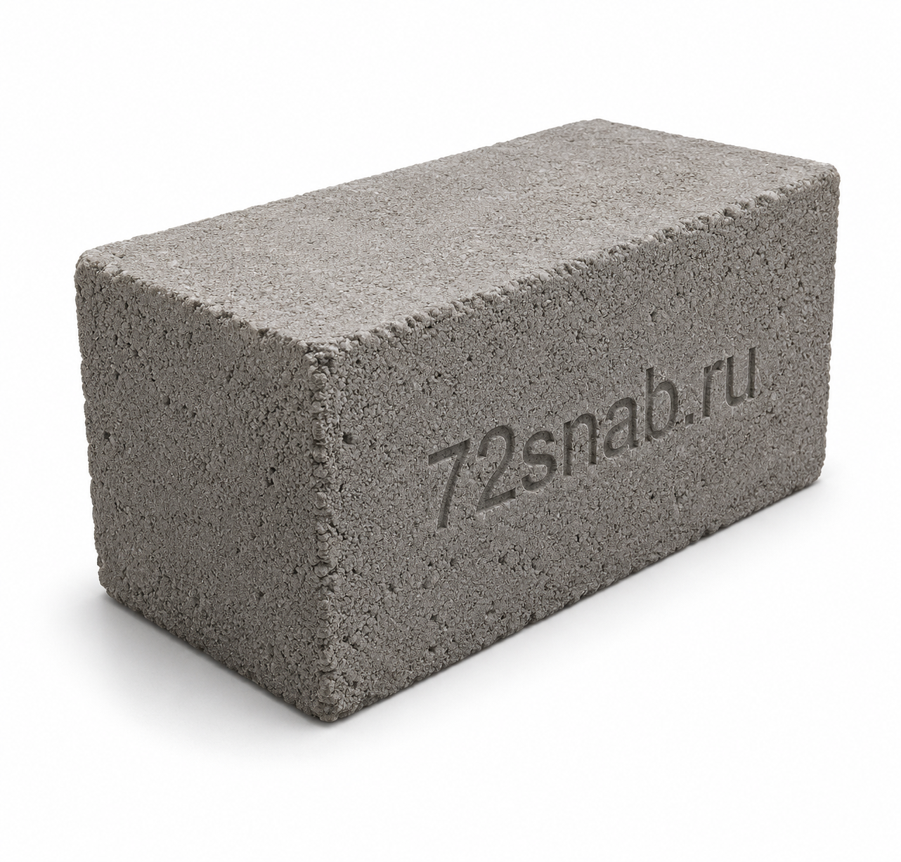 Керамзитоблок М75 390х190х188 стеновой полнотелый, ВЗКСМ