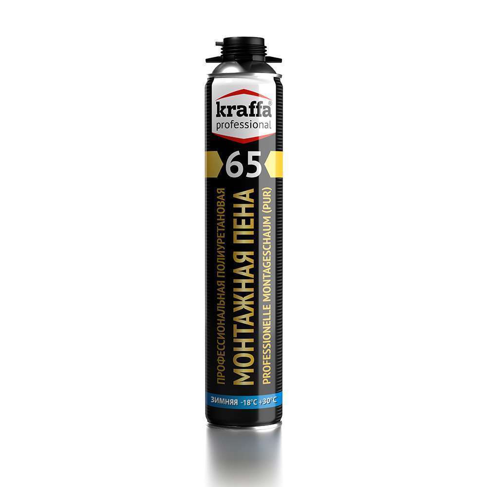 Пена полиуретановая монтажная Kraffa Professional 65