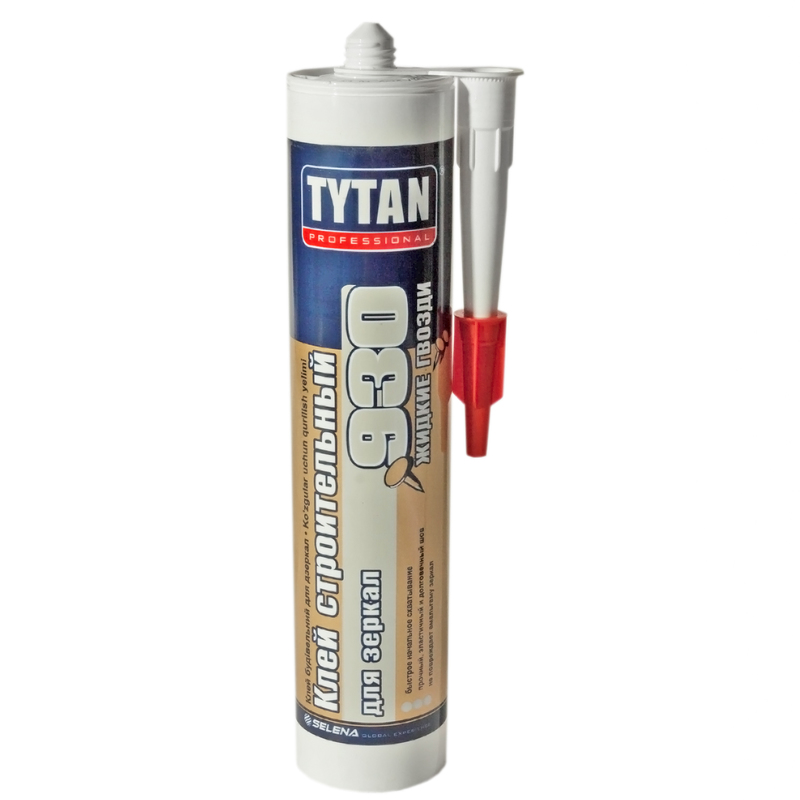 Изображение TYTAN Professional Для зеркал №930 клей каучуковый строительный бежевый 380г
