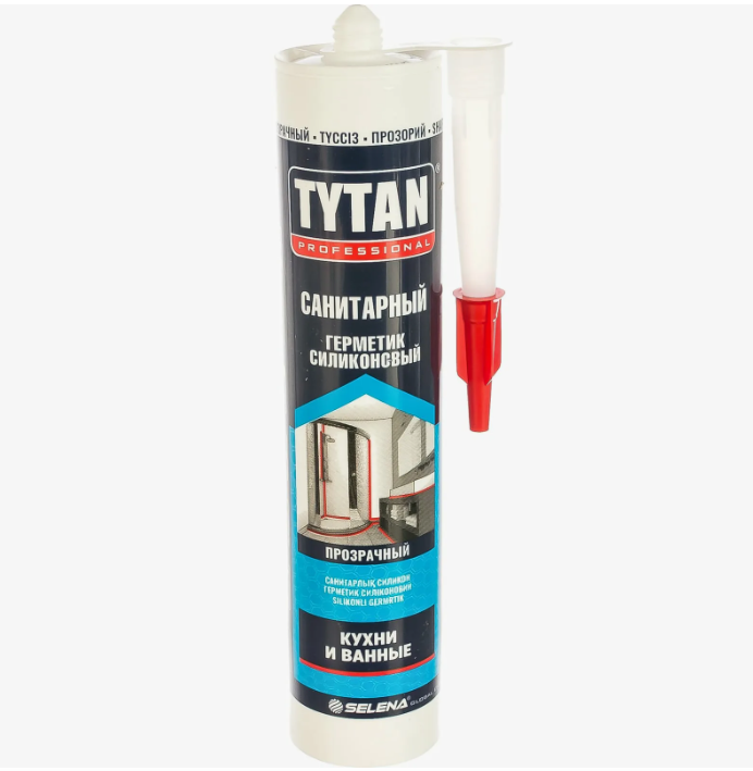 Изображение TYTAN Professional Санитарный герметик силиконовый бесцветный 280 мл