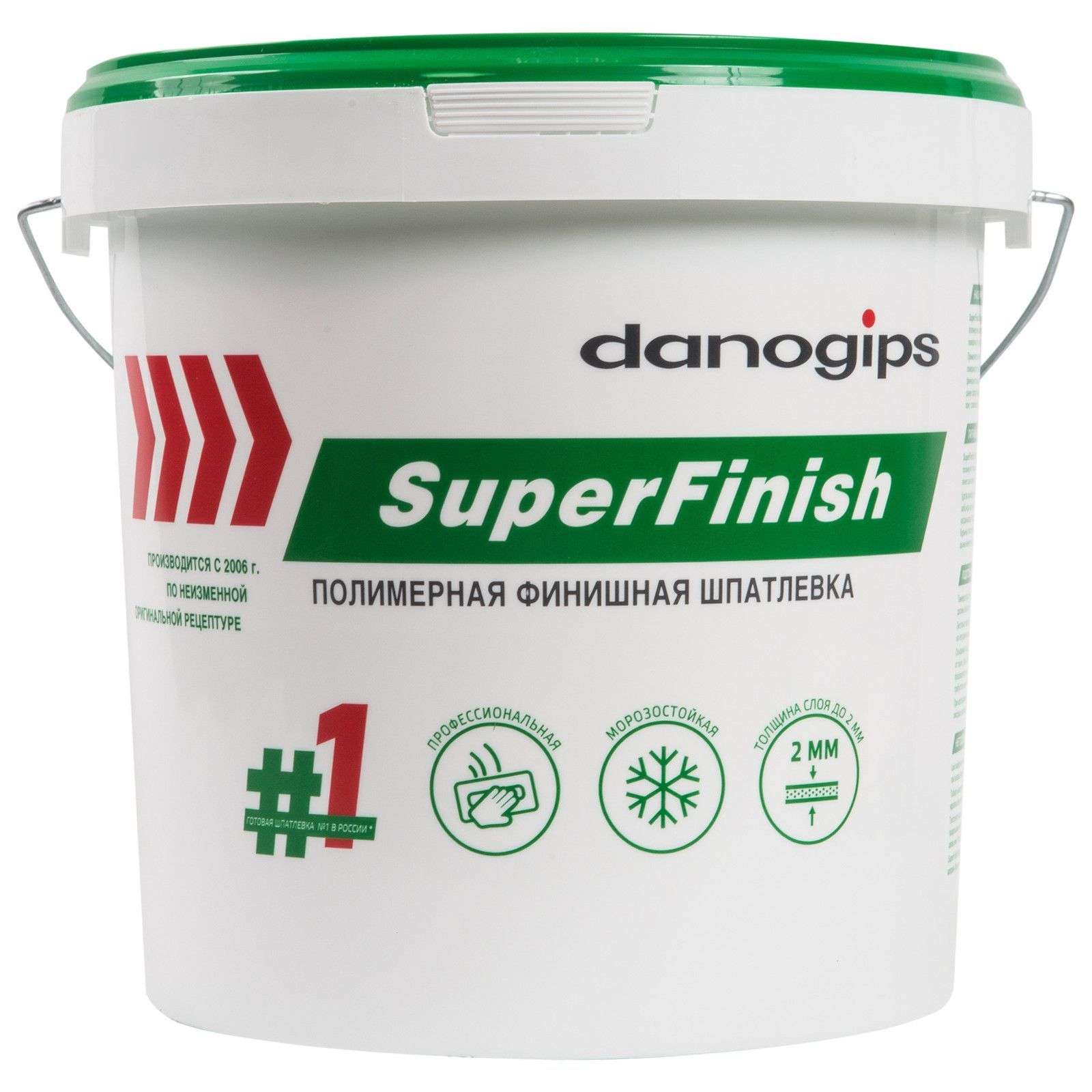 Шпаклевка финишная готовая Danogips Sheetrock SuperFinish, 28 кг - миниатюра 3