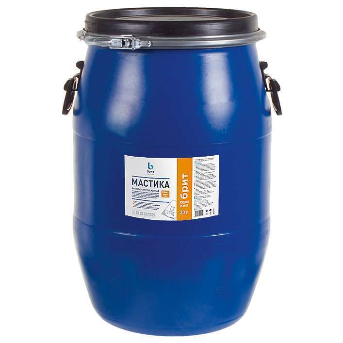 Мастика битумно-полимерная эмульсионная: Жидкая резина БРИТ