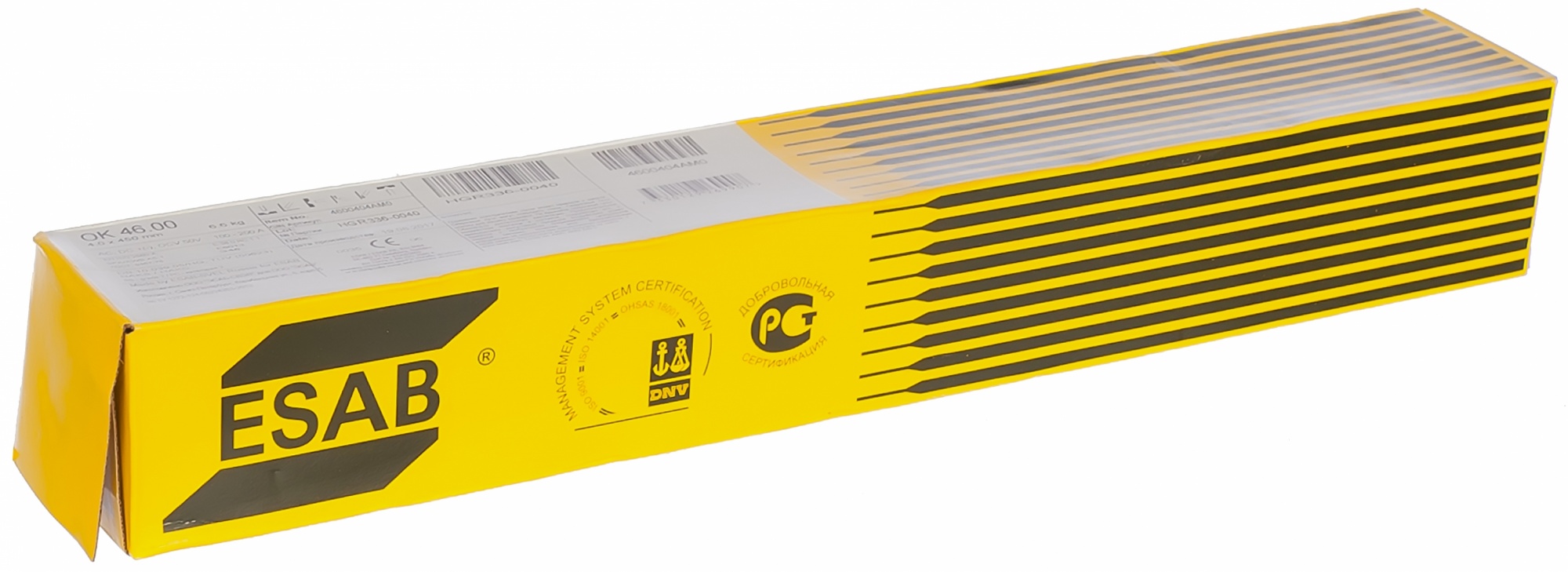 Электроды ОК-46.00 ESAB d=3мм (5,3кг)